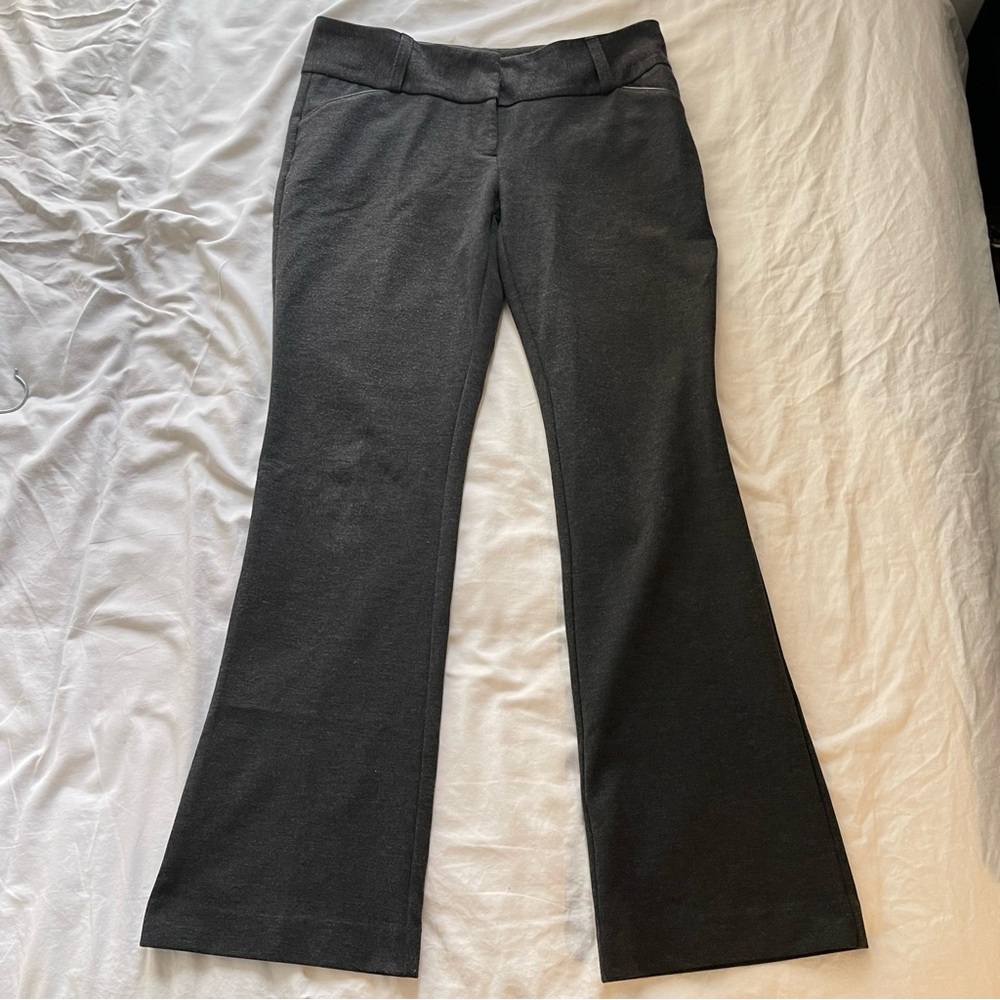 Gray Flare Dress Pants